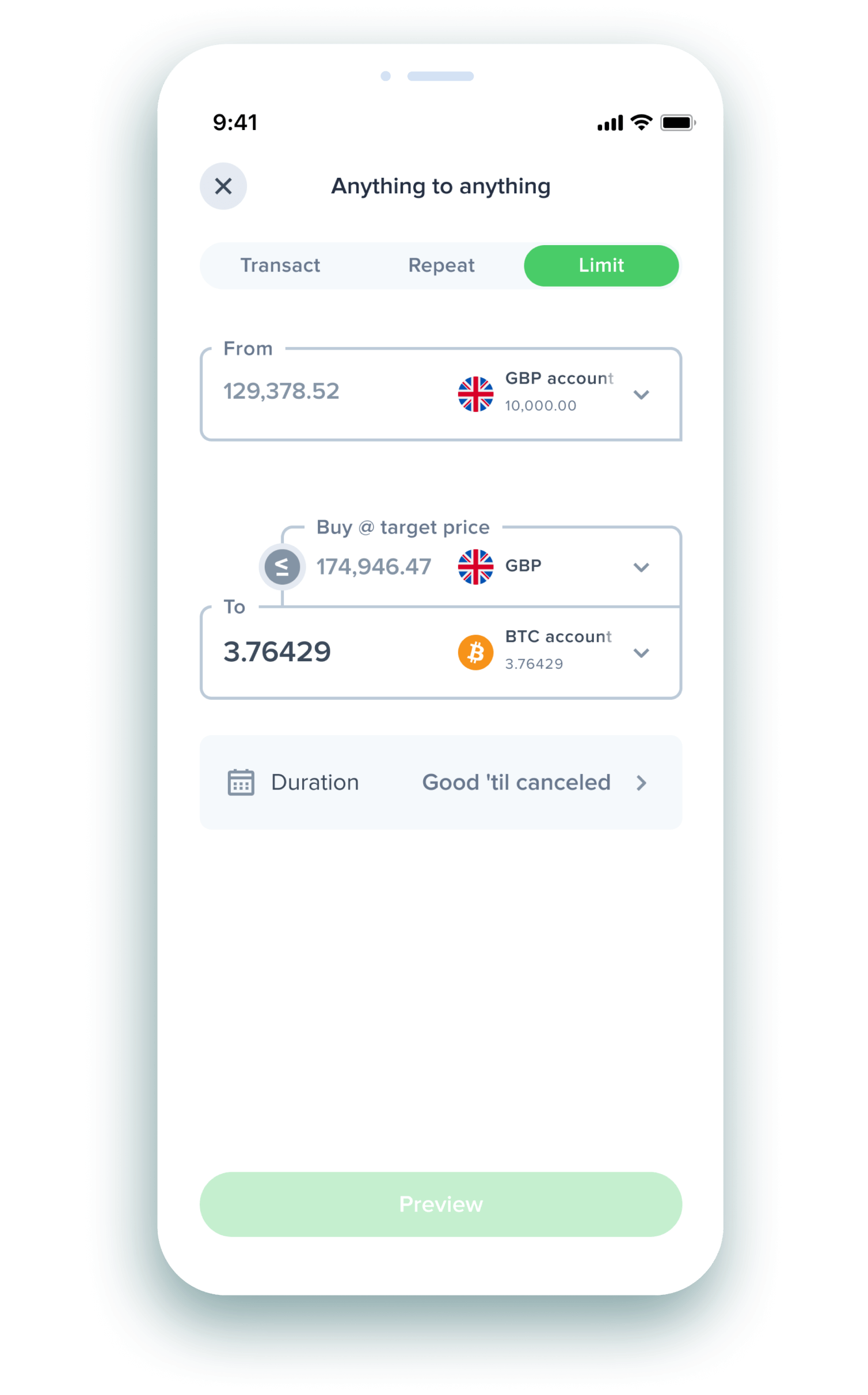 Join Uphold mobile app mockup