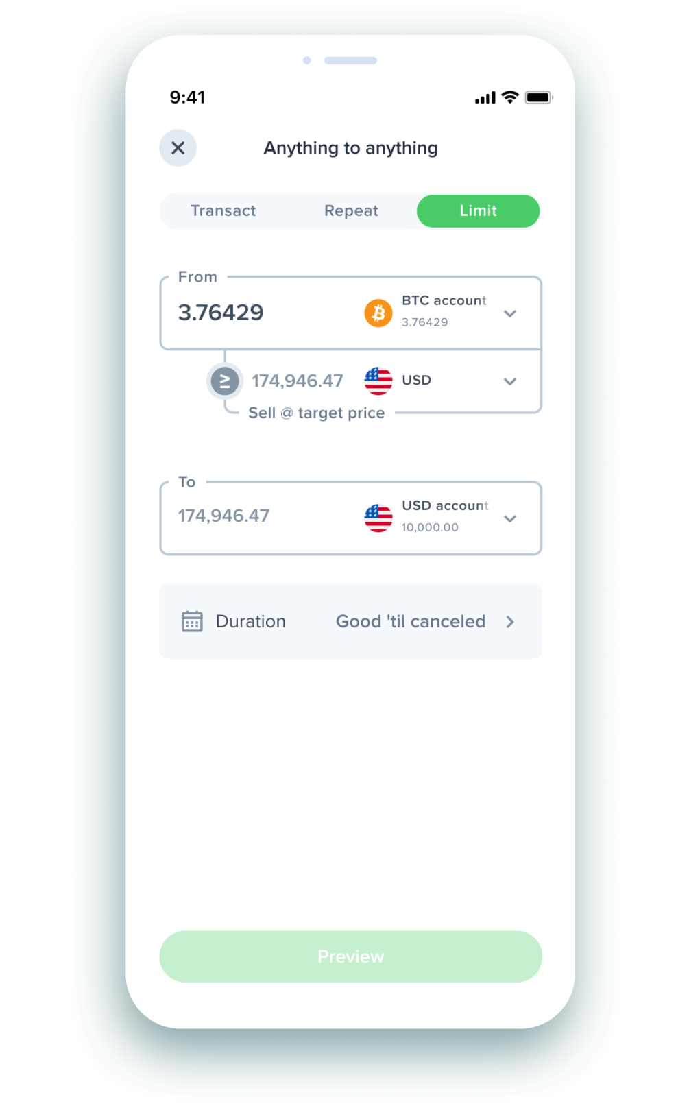 Limit Orders - Uphold